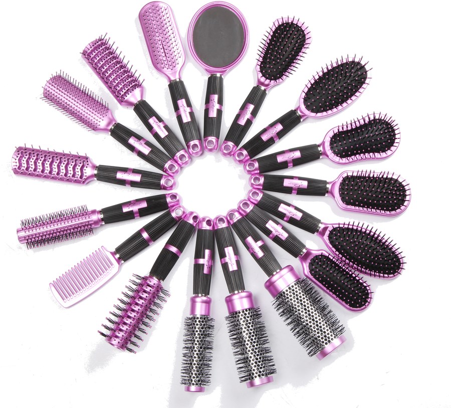 Plastic Hairbrush WDH15 WDHS15B - plastic hair brush