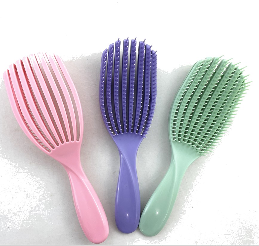 Plastic Hairbrush WDH3033 WDHS3033 - plastic hair brush view 9