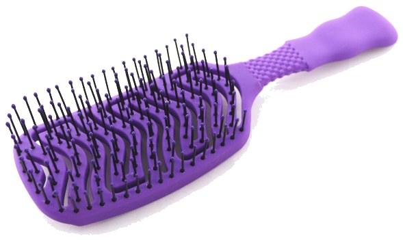 Plastic Hairbrush WDH53 WDH3353 - plastic hair brush view 3