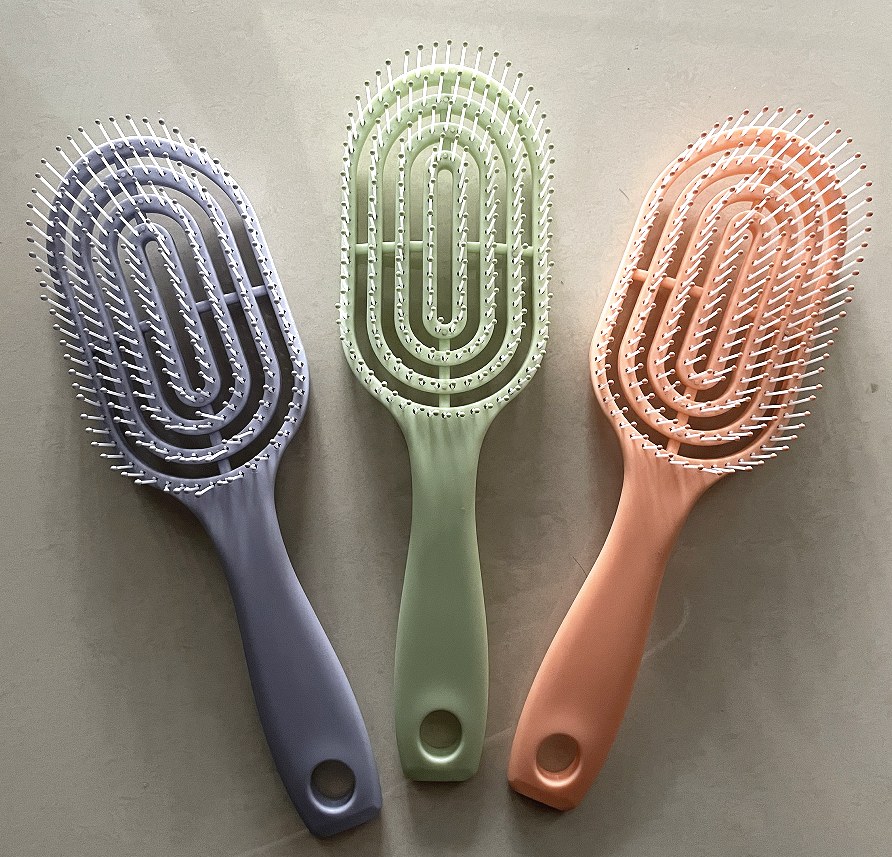 Plastic Hairbrush WDH3361 - plastic hair brush view 2
