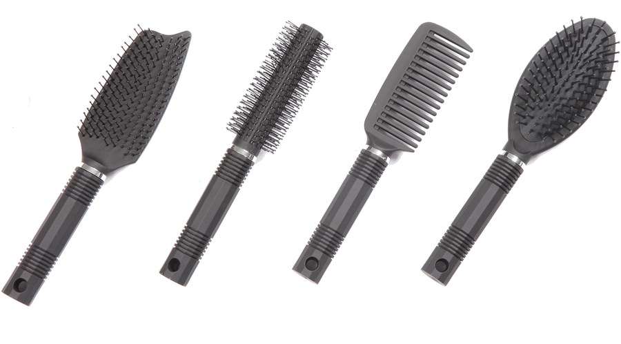 Plastic Hairbrush WDH45 - plastic hair brush
