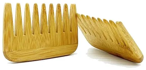 Wooden Brush and Comb